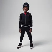 Nike Jordan Toddler 2-Piece Blocked and Ribbed Full-Zip комплект колір чорний