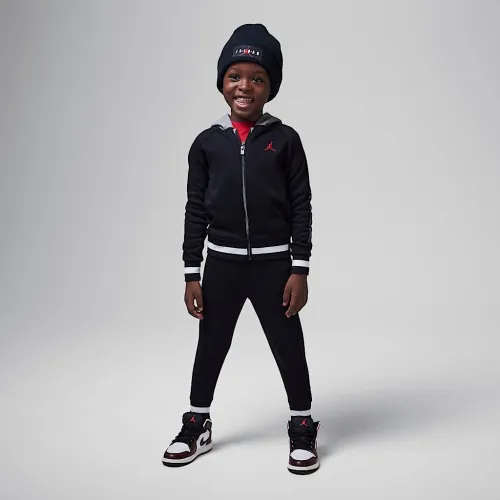 Nike Jordan Toddler 2-Piece Blocked and Ribbed Full-Zip набор цвет черный