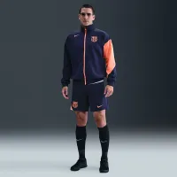 FC Barcelona Strike Third чоловічі Nike Dri-FIT Total 90 Soccer Anthem Куртка блакитний