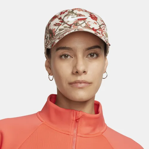 Nike Dri-FIT Club Unstructuколір червоний Cap колір коричневий