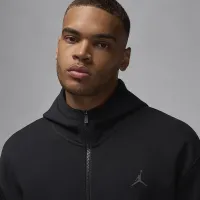 Nike Jordan Sport Hoop Fleece чоловічі Dri-FIT Full-Zip Толстовка з капюшоном колір чорний