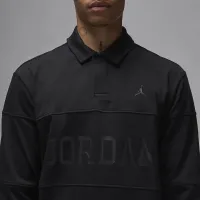 Nike Jordan Essentials мужские Long-Sleeve Rugby Top цвет черный