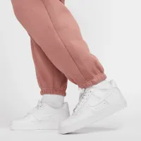 Nike Sportswear Phoenix Fleece женская С высокой Талией оверсайз Sweatpants (большие размеры) Pink