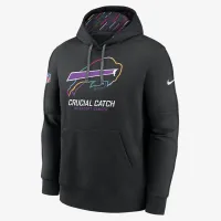 Buffalo Bills Crucial Catch Club чоловічі Nike NFL Pullover Толстовка з капюшоном колір чорний