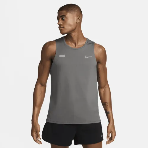 Nike Miler Flash чоловічі Running Tank Top колір сірий
