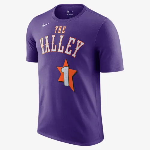 Devin Booker Phoenix Suns Essential City Edition чоловічі Nike NBA футболка колір фіолетовий