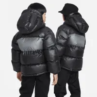 Nike Sportswear Heavyweight Synthetic Fill EasyOn Big Kids' Therma-FIT Repel Loose Hooded Куртка цвет черный