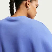 Nike Sportswear Phoenix Fleece женская Over-оверсайз Crew-Neck свитшот синий