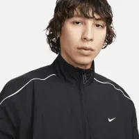 Nike Sportswear Solo Swoosh мужские Woven Track Куртка цвет черный