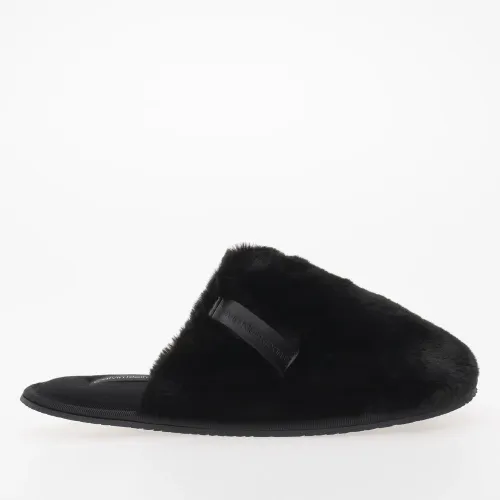 Кроссовки Calvin Klein Hotel Slipper Fur After Glow YW0YW01593-0GJ - Черные