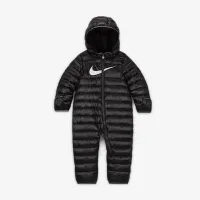 Nike Baby (12-24M) Swoosh Snowsuit колір чорний