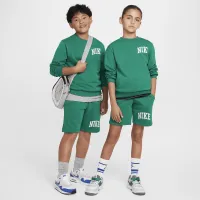 Nike Sportswear Club Big детские French Terry шорты цвет зеленый