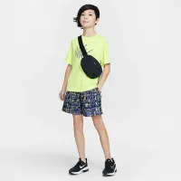 Nike Multi Big дитячі (для хлопчиків) Dri-FIT Woven шорти колір фіолетовий