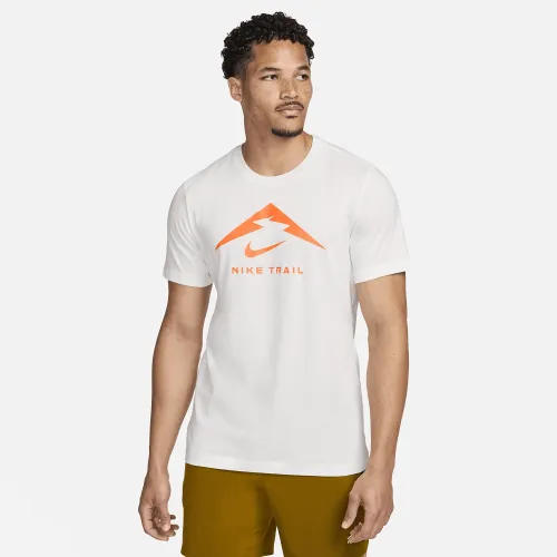 Nike Dri-FIT мужские Trail Running футболка цвет белый