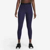 Nike Pro 365 женская С высокой Талией 7/8 Mesh Panel лосины цвет фиолетовый