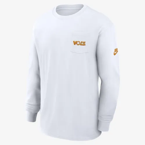 Tennessee Volunteers Legacy Max90 Pocket мужские Nike College Long-Sleeve футболка цвет белый