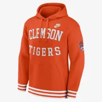 Clemson Tigers Legacy Retro Men’s Nike College Pullover Толстовка с капюшоном Orange