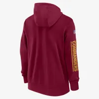 Washington Commanders Sideline Team Issue Club мужские Nike Full Zip Толстовка с капюшоном цвет красный