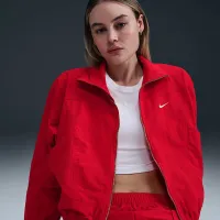 Nike Sportswear Everything Wovens женская оверсайз Repel UV Protection Куртка цвет красный