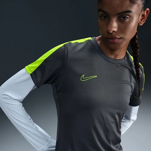 Nike Dri-FIT Academy жіноча Short-Sleeve Soccer Top колір сірий