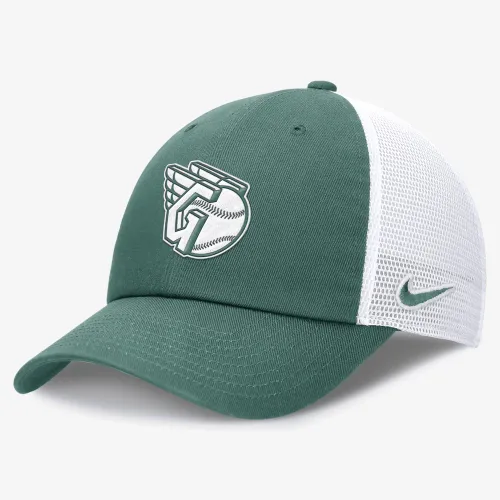 Cleveland Guardians Bicoastal Club чоловічі Nike MLB Trucker Adjustable Hat колір зелений