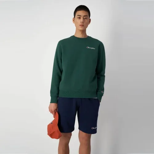 Кофта/футболка Champion Crewneck свитшот 217863-GS568 - зеленая