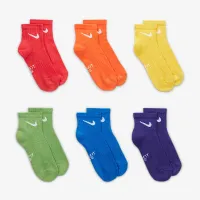 Nike Dri-FIT Performance Basics Little детские Ankle носки (6 пары) многоцветный