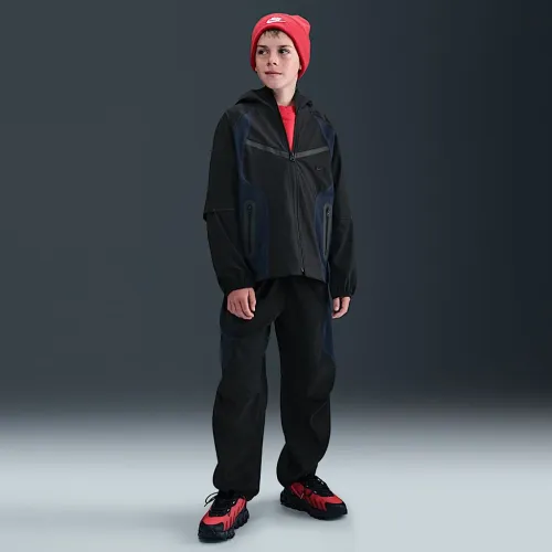 Nike Tech Big детские (для мальчиков) Woven Куртка цвет черный