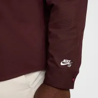 Nike SB Long-Sleeve Woven Skate Top колір червоний