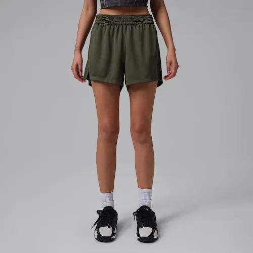 Nike Jordan Sport жіноча Mesh шорти колір зелений