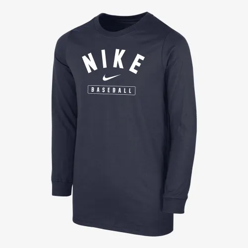 Nike Baseball Big дитячі (для хлопчиків) Long-Sleeve футболка блакитний