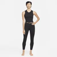 Nike Yoga жіноча З високою талією 7/8 лосіни колір чорний