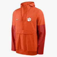 Clemson Anorak чоловічі Nike College 1/2-Zip Hooded Куртка Orange