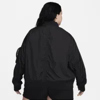 Nike Sportswear Essential жіноча оверсайз Bomber Куртка (великі розміри) колір чорний