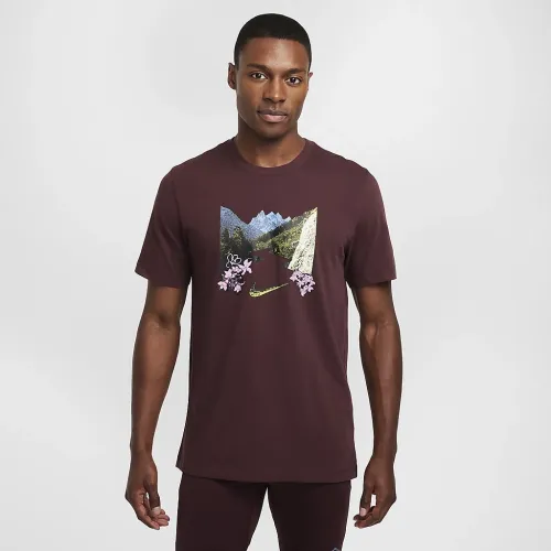 Nike чоловічі Dri-FIT Running футболка колір червоний