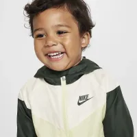 Nike Sportswear Windrunner Toddler Full-Zip Куртка цвет зеленый
