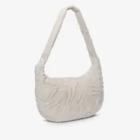 Nike Sportswear Faux Fur Slouchy сумка (19L) колір сірий