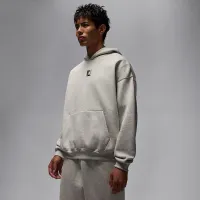 Nike Jordan Brooklyn Fleece чоловічі Graphic Pullover Толстовка з капюшоном колір сірий