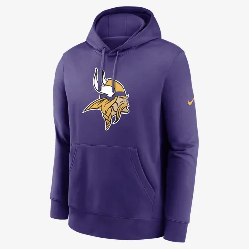Minnesota Vikings Club Logo чоловічі Nike NFL Pullover Толстовка з капюшоном колір фіолетовий