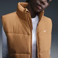 Nike Sportswear Classic Puffer женская Therma-FIT Loose Vest цвет коричневый