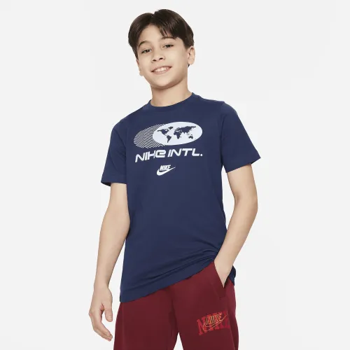 Nike Sportswear Amplify Big детские футболка синий