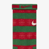 Nike Elite Xmas баскетбольные Crew Socks Green