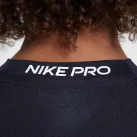 Nike Dri-FIT Pro Little дитячі Short Sleeve Top колір чорний