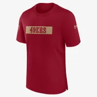 San Francisco 49ers Sideline Player мужские Nike Dri-FIT NFL футболка цвет красный