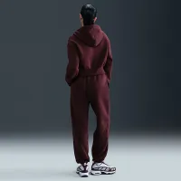Nike Sportswear Phoenix Fleece женская С высокой Талией оверсайз Sweatpants цвет красный