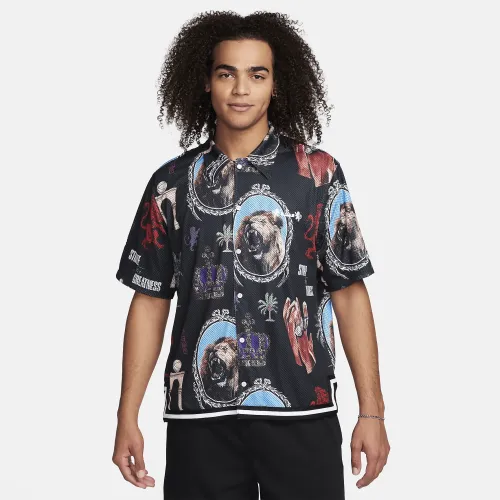 Nike LeBron Men's Short-Sleeve баскетбольные Top Black