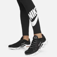 Nike Sportswear Classics жіноча З високою талією Graphic лосіни колір чорний