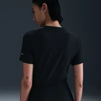 Nike Tour женская Dri-FIT Short-Sleeve Blade Jacquard для гольфа Polo цвет черный