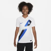 Inter Milan 2023/24 Stadium Away Big детские Nike Dri-FIT Soccer Jersey цвет белый