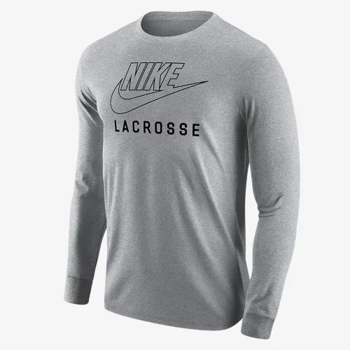 Nike Swoosh чоловічі Lacrosse Long-Sleeve футболка колір сірий